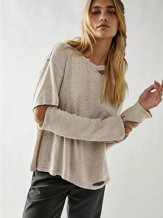 Free People Tops - Free People We The Free In Reverse Tee
